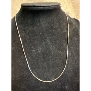 Silver 925 Box Chain 18 Inch Dainty Elegant